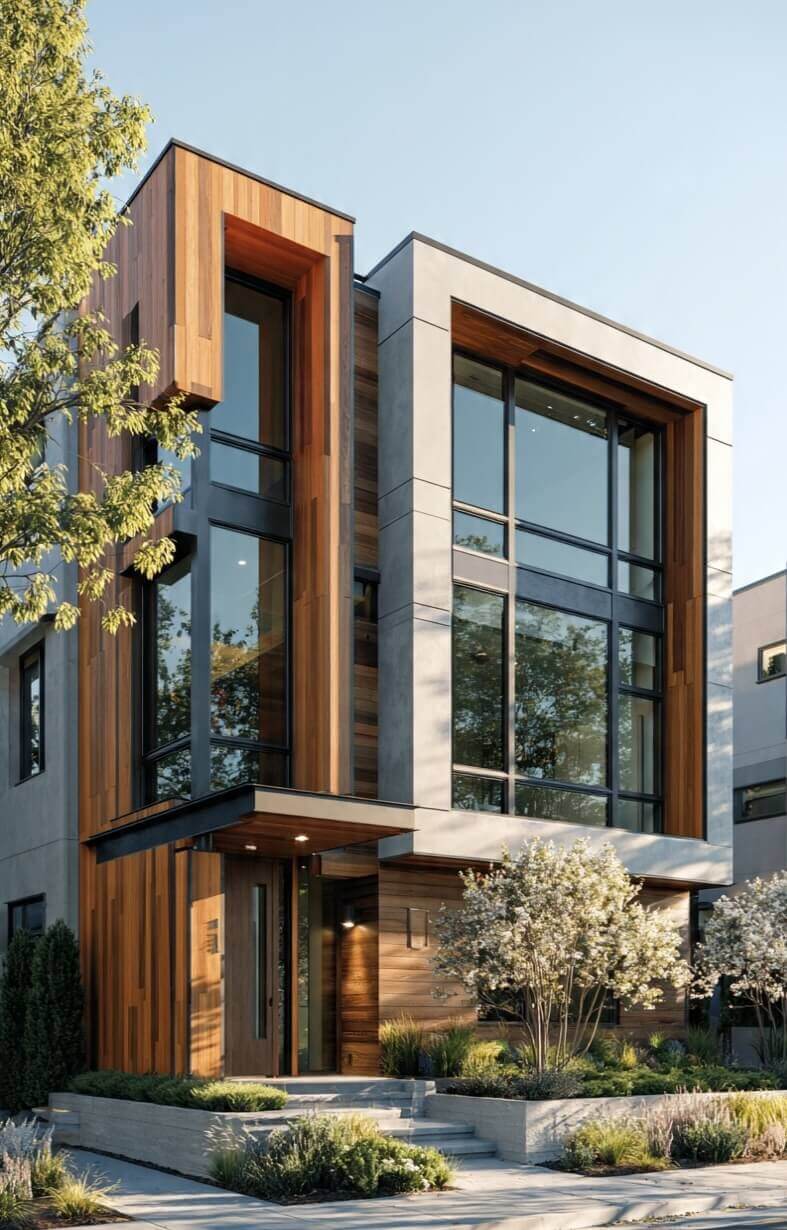 Professionally photographed home exterior